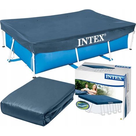 Couverture de piscine pour piscine hors sol 300x200 cm intex 28038 205020641 (1/4)