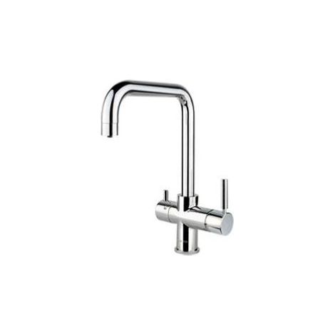 Robinet mitigeur 3 voies Gugliemi coudé satiné