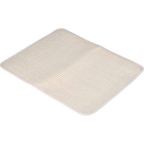 Coussin latéral blanc anti-griffes pour chat, planche à griffer pour chat, protège-canapé antidéchirure, outil de griffage pour félin (1/5)