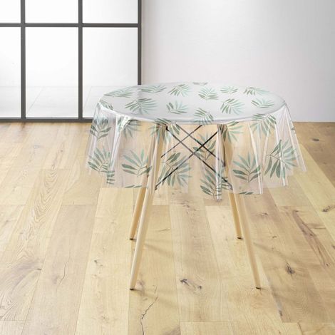 Nappe Cristal Ronde "Verdalis" 140cm Transparent