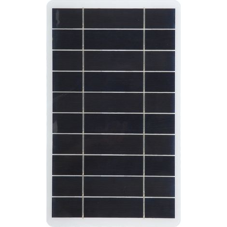 Chargeur Solaire 8W 5V pour Téléphones, Batteries Externes et Accessoires - Panneau Blanc 8W (1/5)