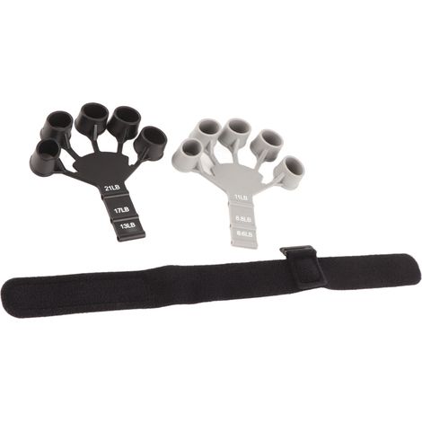 Renforceur de Prise à 6 Niveaux de Résistance, Élastique en Silicone avec Sangle de Poignet pour Doigts (1/5)