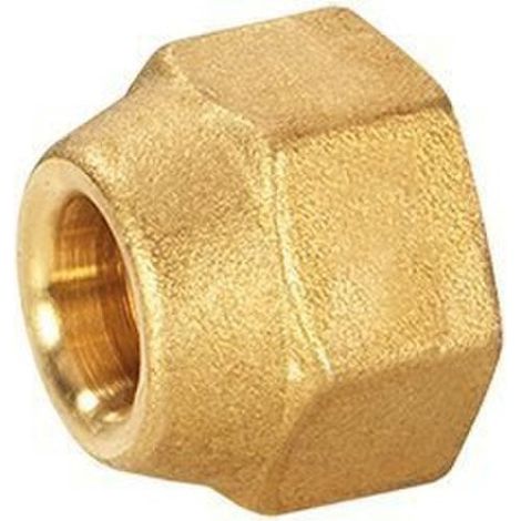 Tuerca latón para Aire Acondicionado Medidas Accesorios Fontanería: 1/2''