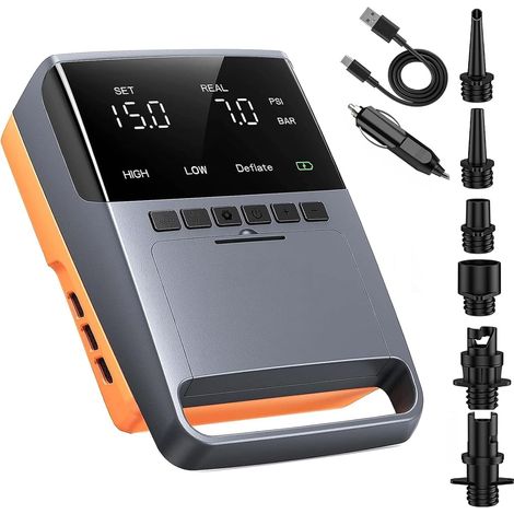 Gonfleur Electrique Paddle, Rechargeable 13500mAh Batterie (1/5)