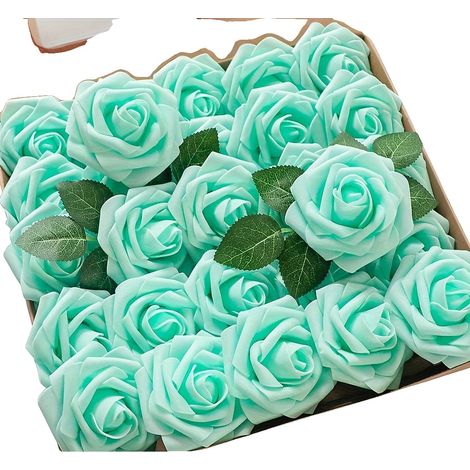 Künstliche Blumen, vielseitig für Veranstaltungen, mit integrierter Beleuchtung, grün (1/2)