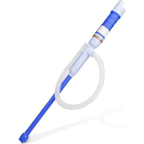Applicable Pompe à Siphon,Pompe de Transfert de Liquide fonctionnant sur Batterie avec Tube Bendable,Pompe à Essence électrique - Pompe de transvasement de Diesel, Huile et Eau (Bleu) (1/5)