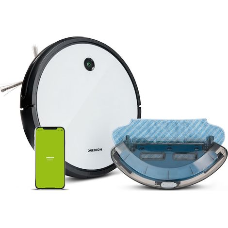 MEDION Robot Aspirateur avec fonction de nettoyage MD 19601 Contrôle de l'applicatio... (1/5)