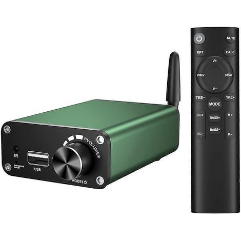 Amplificateur audio Bluetooth TPA3116 stéréo 2.0 canaux classe D pour home cinéma, puissance 200 W (1/5)