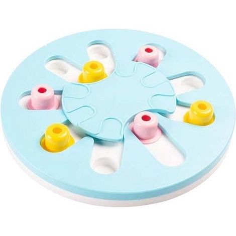 Puzzle interactif Fluffycare pour chiens - Jeu de mémoire et d'intelligence pour chiens - Stimulation mentale - Jouet interactif (1/3)