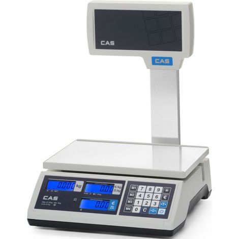 Balanza comercial homologada para uso comercial, brazo de hasta 15 kg, 290x209 mm (1/5)
