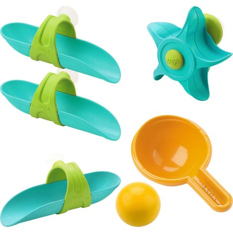 HABA Pista a sfera per vasca da bagno con ventose, giocattolo per vasca da bagno per bambini dai 3 anni in su, 2013027001 (1/5)