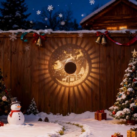 Foco solar navideño con renos decorativos, resistente al agua (IP65), ideal para jardín, patio o terraza. ¡Ambiente festivo garantizado (1/4)