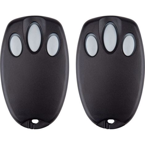 Lot de 2 émetteurs de porte de garage portables de remplacement pour Chamberlain Liftmaster Motorlift 94335E 84335E ML700 ML500 ML850 Merlin+ C945 C840 Security+ 433,92 MHz (1/4)