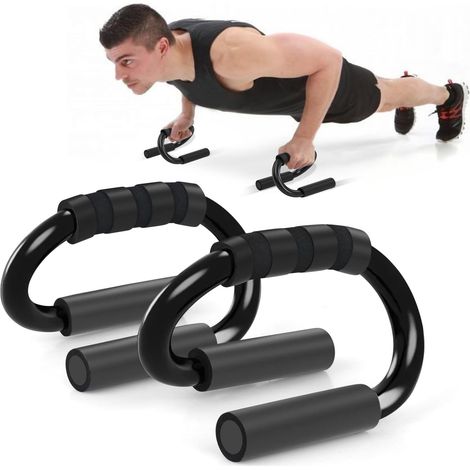 Poignées de pompes de qualité professionnelle : poignées antidérapantes le choix idéal pour le renforcement musculaire et les exercices au sol. (1/5)