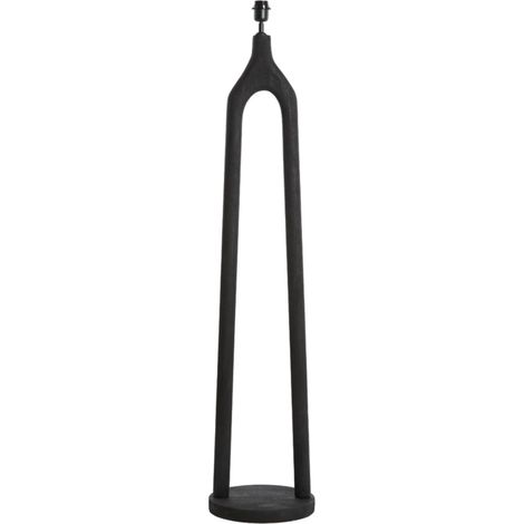 Light & Living - stehlampe - Xitta - schwarz - holz - einzelne (1/4)