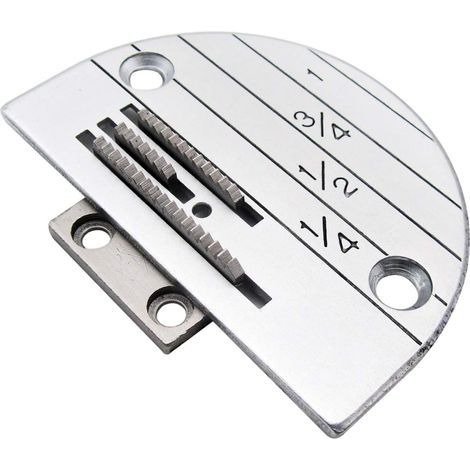 Needle plate assembly, Feed dog, Three rows, For industrial machines, Juki DDL-8300 (1/3)