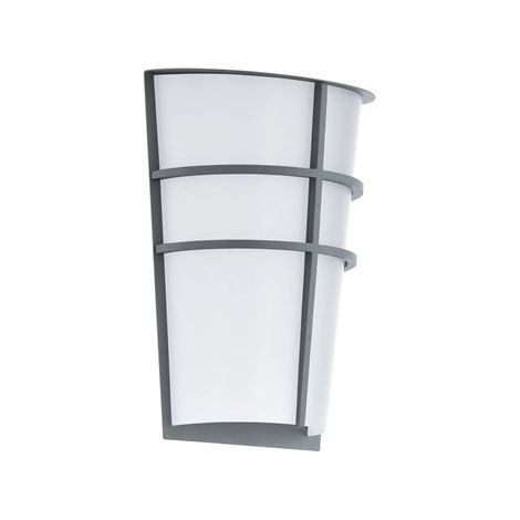 Eglo Iluminación Aplique exterior BREGANZO plata LED 5W 3000K 360lm IP44 180x250mm (1/5)