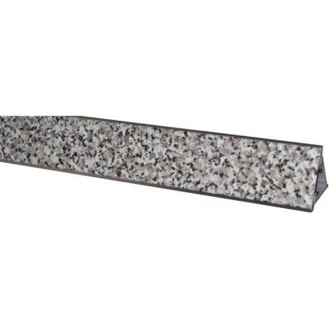 Alzatina triangolare in pvc rivestita in carta colore granito baveno