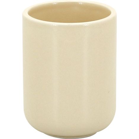 TrendLine Zahnputzbecher Alirio Beige Zahnbürstenhalter Badbecher Becher