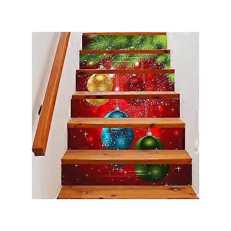 SZTXJ 3D-Treppenaufkleber – 100 cm x 18 cm – 20 selbstklebende PVC-Treppenstufenaufkleber, abnehmbar, für Festivals, Tapeten, Heimdekoration, Partydekoration