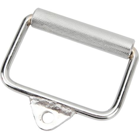 Poignée de machine à câble en acier moleté pour musculation, poulie de tirage vertical, accessoire pour poulie de rameur en salle de sport (1/5)