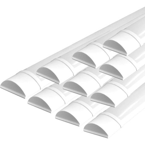 Pack de 10 - Réglette LED 150cm 50W IP40 - Blanc Neutre - SILUMEN