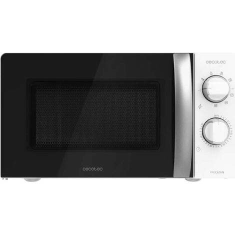 Cecotec Microondas con Grill 20 L GrandHeat 2110, 1700W, Tecnología 3DWave, Temporizador hasta 30min, Mandos giratorios mecánico (1/5)