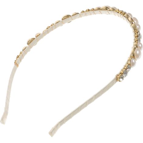 Serre-tête à cheveux en strass gris orné de flocons de neige, pour coiffe de Noël (1/3)