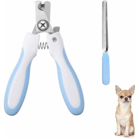 Lime à ongles professionnelle pour animaux, en acier inoxydable de haute qualité, coupe-ongles pour chiens et chats, en acier inoxydable, antidérapante (1/5)