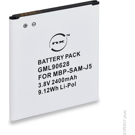 NX - Batterie téléphone, smartphone, GSM pour Samsung 3.8V 2400mAh - EB-BG530BBCEB-BG53
