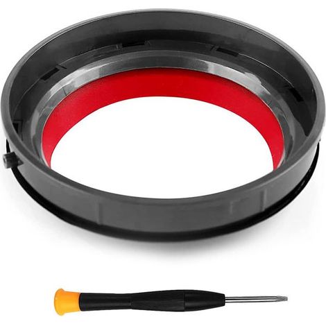Joint D'étanchéité Fixe, Joints Fixes Compatible Avec Dyson V10/SV12, Aspirateur Pièces de Réparation et Remplacements Accessoires, Avec tournevis, OUYLAF (1/5)
