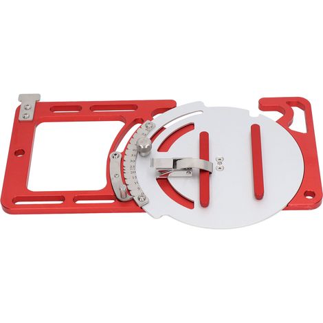 Rail de Sciage électrique avec Angle Réglable pour la Menuiserie Circulaire, Oxyde et Corrosion, Surface Lumineuse, Alliage D'aluminium et Matériau en Acier Inoxydable. (1/5)