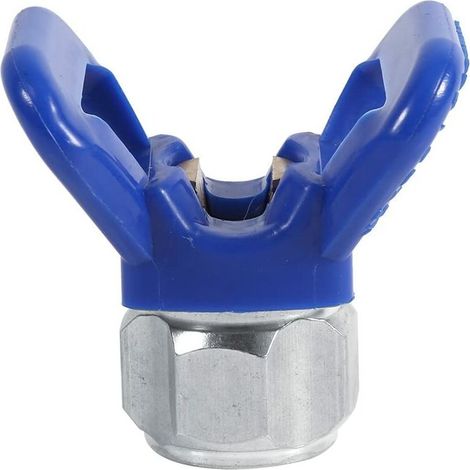 MINKUROW Airless Farbspritzpistole Flachdüse Sitzschutz für Spritzgerät Universalwerkzeug (Blau) (1/5)