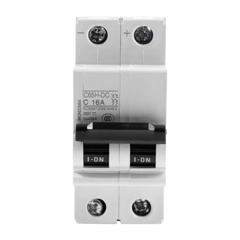 250V DC 2P Disjoncteur miniature d'air à basse tension Commutateur d'énergie solaire 16A / 32A / 63A(63A) (1/5)