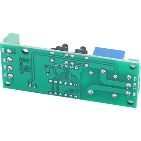 Modulo di rilevamento della tensione CC, display digitale, relè di alta precisione, componente elettronico, 12 V CC (1/5)