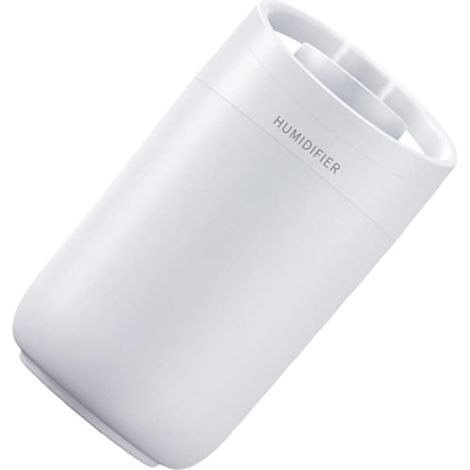 Humidificateur 3L grande capacité, double brumisation USB silencieuse, diffuseur brume fraîche pour bureau maison chambre avec veilleuse (1/5)