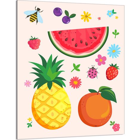 TAGLIERE IN VETRO 40x52 Frutta (1/5)