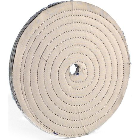Disque en coton matelasse 150 x 12 mm pour touret a meuler