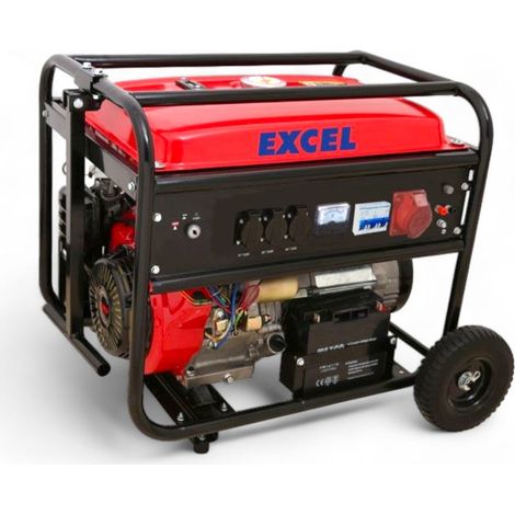 Generatore gruppo elettrogeno a benzina motore 4 tempi 5500w Gn5500 Kw 5,5 (1/2)