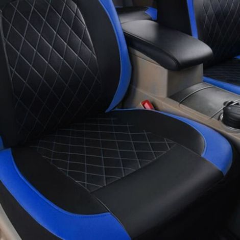 Housse De Siege Auto - Cuir PU - Compatible Airbag - Pour Voiture - 9 Pièces (1/2)