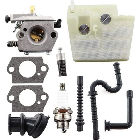 Kit carburateur Walbro WT194 pour tronçonneuses Stihl 024, 026, MS240, MS260, 024AV et 024S. Filtre à air inclus. Référence : 11211200611 (1/4)