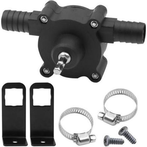 Elektrische Bohrmaschinenpumpe, Mini-Wasserpumpe, handgeführte elektrische Bohrmaschinenpumpe, tragbare selbstansaugende Pumpe, Haushaltsbohrmaschinenpumpe, kleine Wasserpumpe für Haus und Garten, 6,3 (1/5)