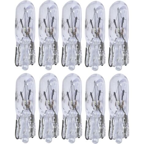 LaBlanc - Paquete de 10 bombillas para salpicadero T5 12 V 1,2 W (1/3)