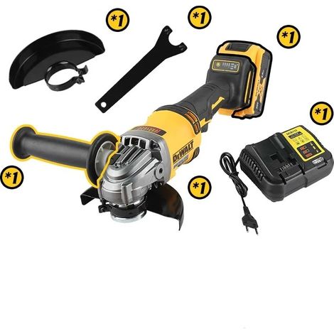 Meuleuse d'Angle Sans Fil 18V DEWALT DCG414 XR Flex Volt  125mm Brushless (1/5)