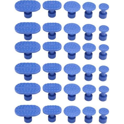 30 pcs Extracteur Onglets Carrosserie De Voiture Débosselage Tirant Onglets Outils De Réparation Sans Peinture Colle Extracte (1/4)