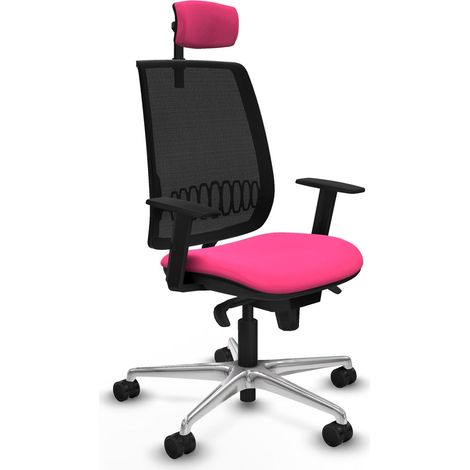 Silla de oficina piqueras y crespo Alares negro espuma gruesa (1/2)