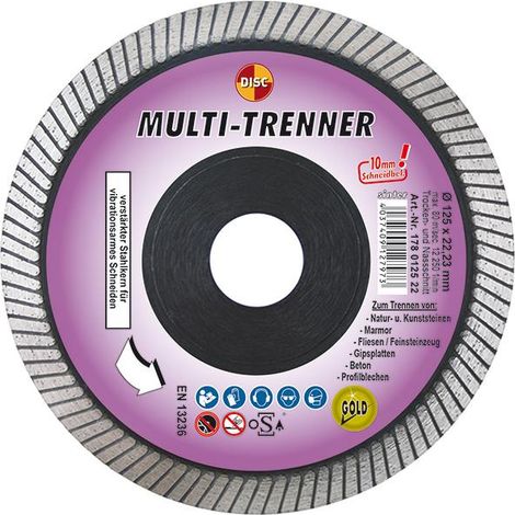 DIA-TS Multi-Trenner 125x22,23 10 mm Turbosegmente