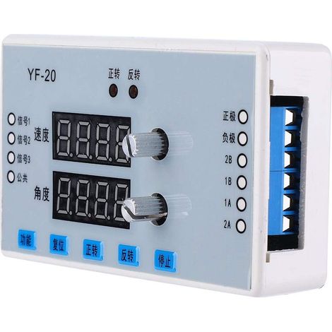 Contrôleur de Vitesse YF-20 7-30V DC Affichage Numérique Module de Commande du Pilote pour Contrôle de la Vitesse du Moteur Pas à Pas (1/5)