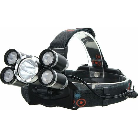 35000Lm T6 Rechargeable Torch Ont Head Lamp (Battery Without) WASHED (1/4)