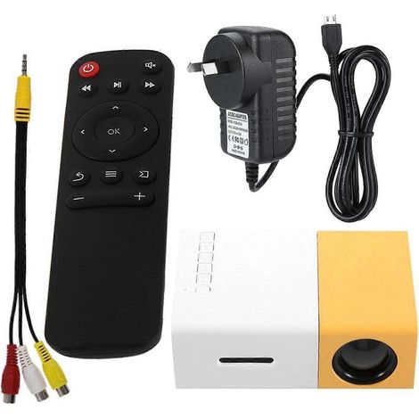 Mini-Projektor YG300 1080P HD LED Tragbarer Heimkino-Filmprojektor für Büro und Reisen AU-Stecker 11